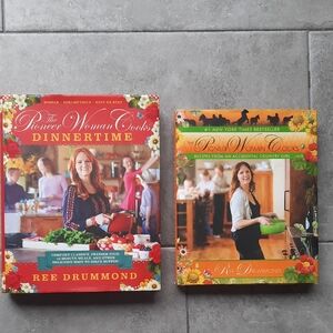 The Pioneer Woman Cooks Cookbook Set- Both Books. Like New Condition